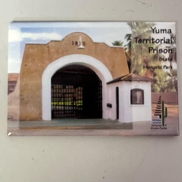 Yuma Territorial Prison Refrigerator Magnet, Tourist Souvenir - Picture 1 of 2